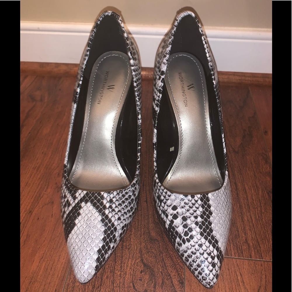 Women’s Leather Snake Skin Heels